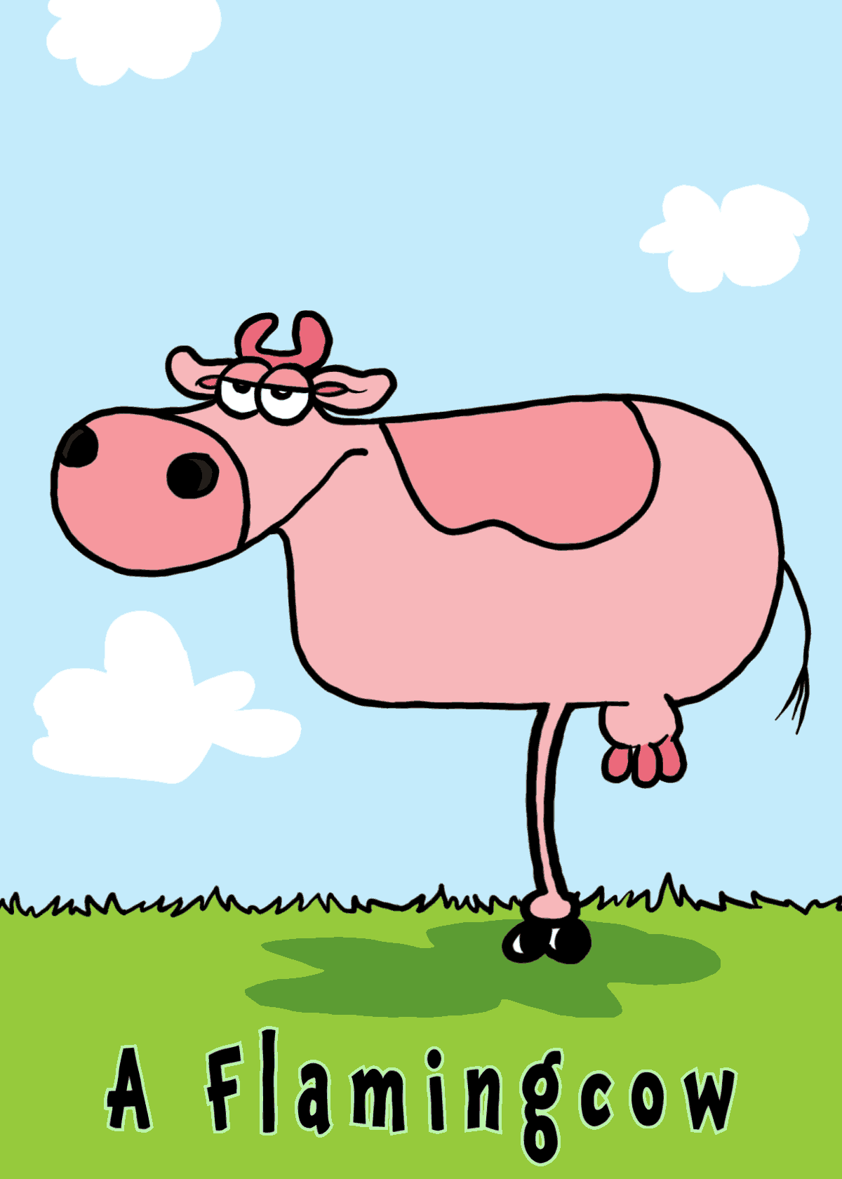 Flamingcow