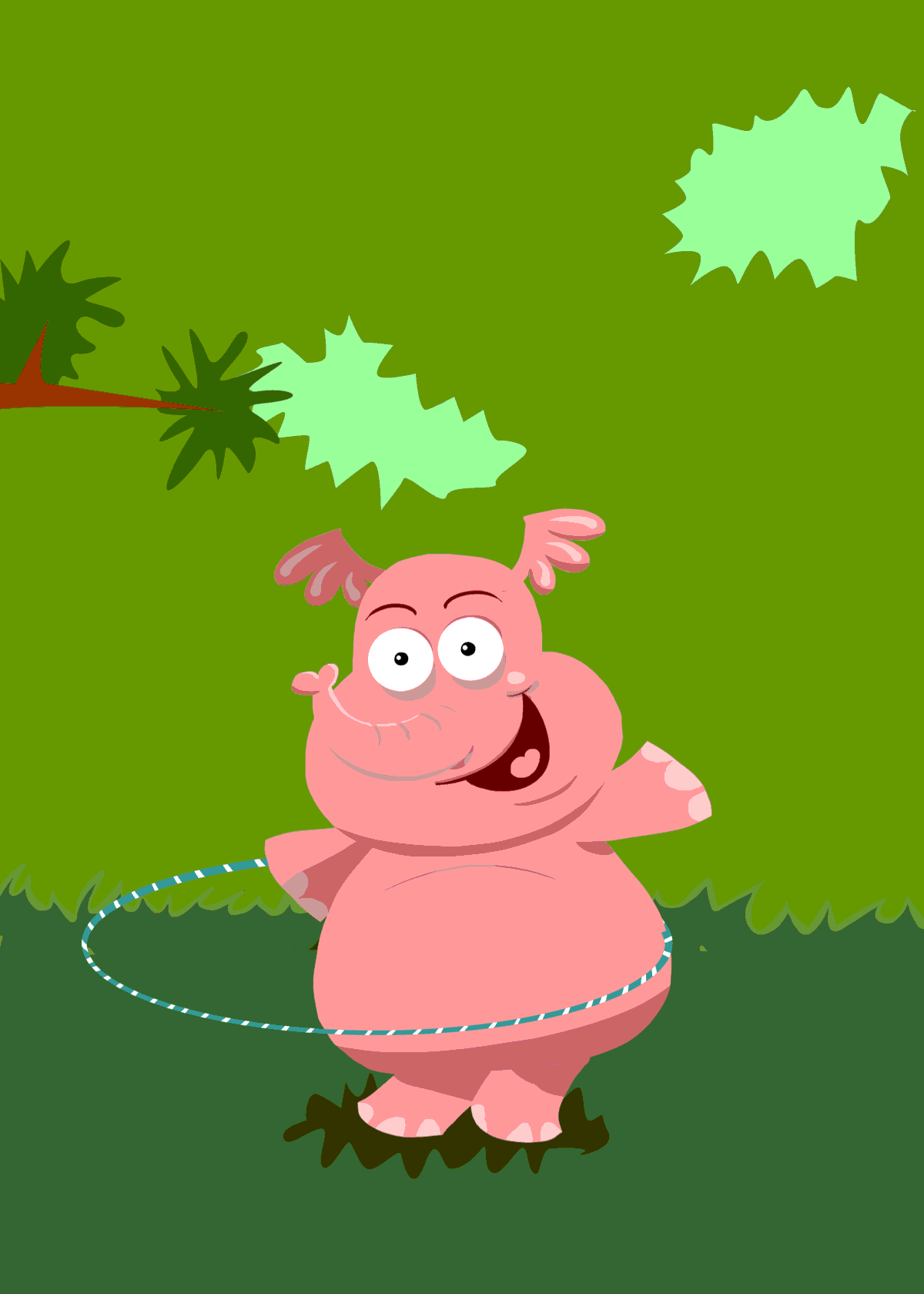 Jungle Elephant Birthday 1