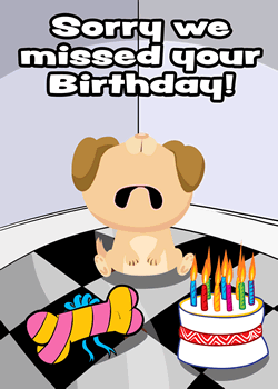 Belated Birthday Doggy.