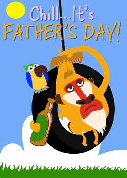 Chill It's Father's Day Gibbon.