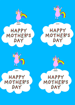 Cloud 9 Unicorns Mother's Day