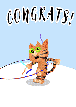 Congrats Cat