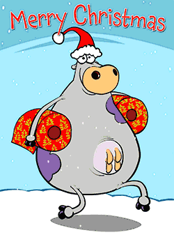 Cow Loo Paper Xmas