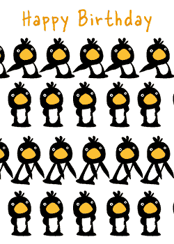 Dancing Penguin Birthday
