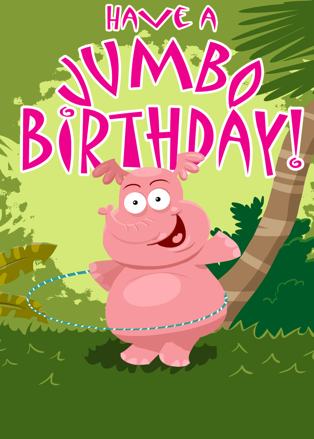 Elephant Hoola Hoop Birthday!