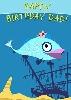 Fish Dad Birthday