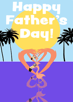 Flamingo Father's Day.