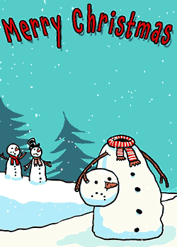 Ghost Snowman Christmas