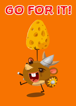 Go For It Viking Mouse!