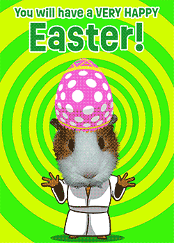 Happy Guinea Pig Easter