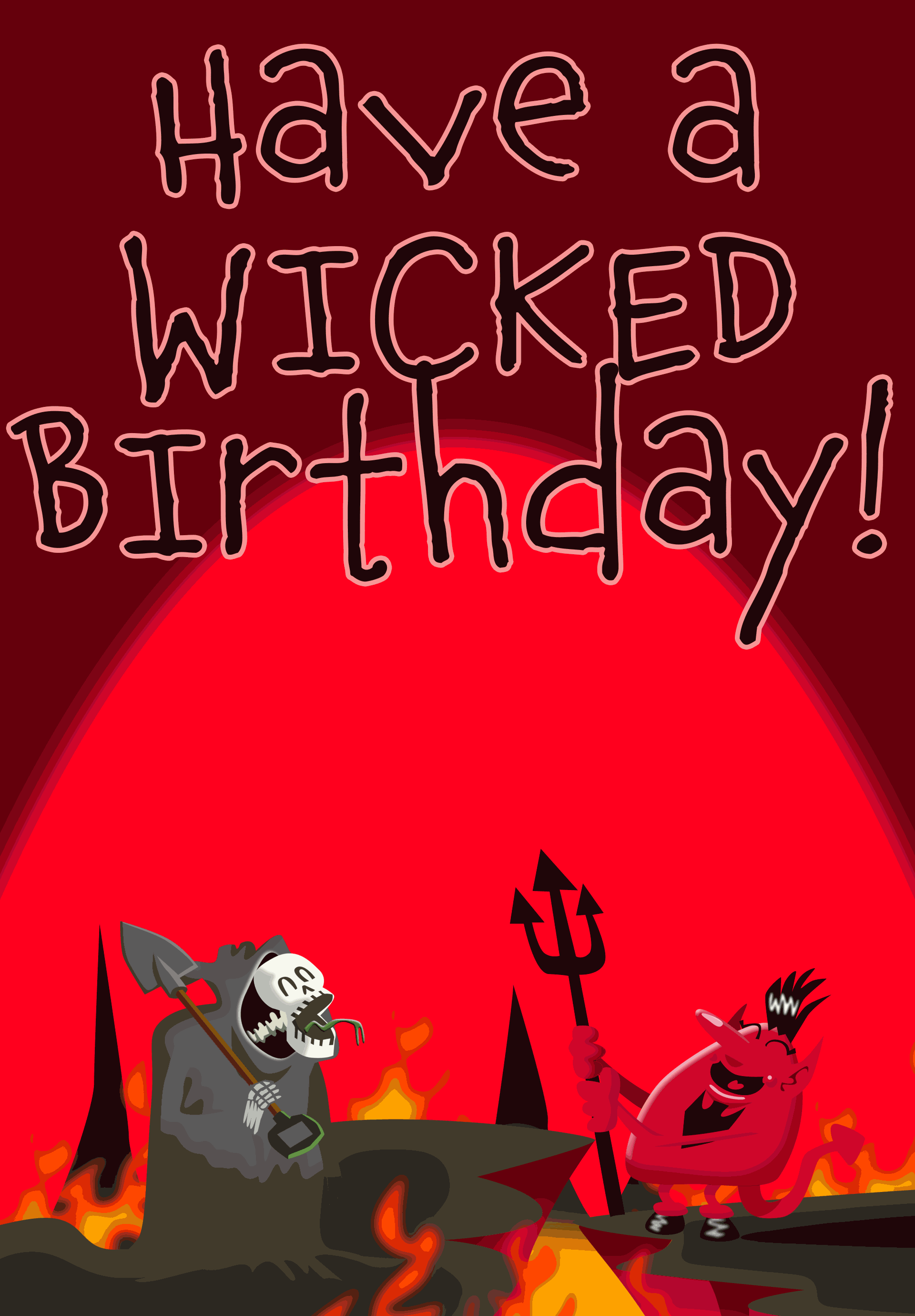 Have a wicked Birthday with some naughty devils.