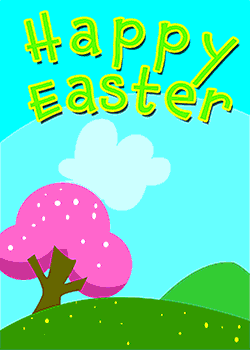 Jumpy Egg and Bunny Easter