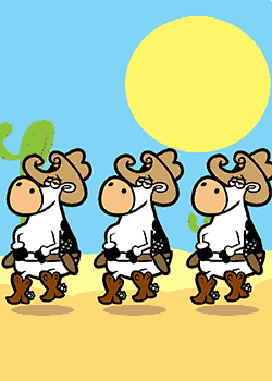 Line dancing Cowcow