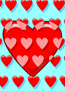 Love Hearts Floating