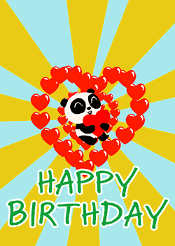 Love Panda Birthday