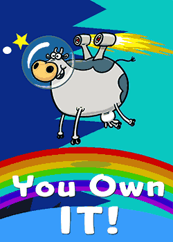 Own it Cow!