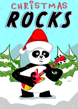 Panda Rocks Xmas
