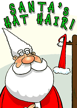 Santa's Hat Hair