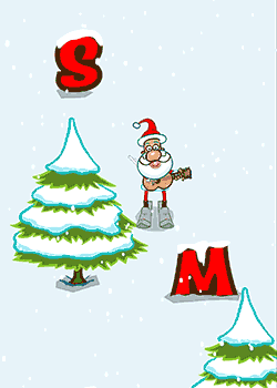 Santa Ski Christmas