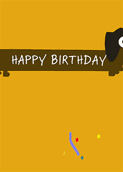 Sausage Dog Birthday