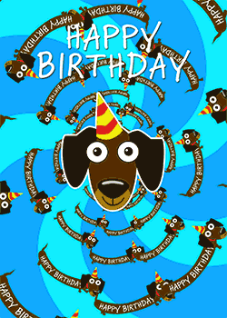Sausage Dog Birthday Vortex