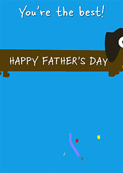 Sausage Dog Father's Day