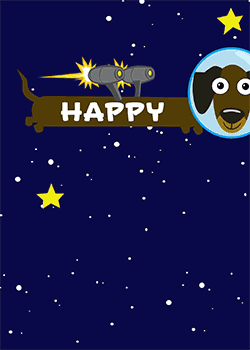 Space Dog Fathers Day