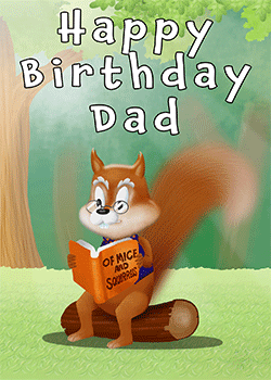 Squirrel Dad Birthday