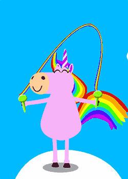 Unicorn Skipping Mother's Day