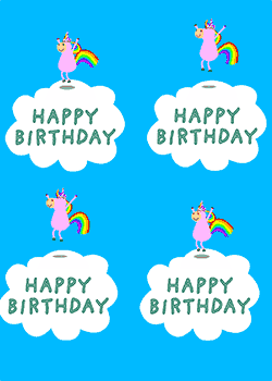 Unicorns Cloud 9 Mother's Day