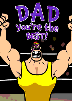 Wrestling DAD!