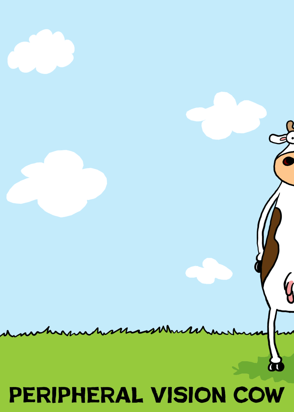 Peripheral Vision Cow